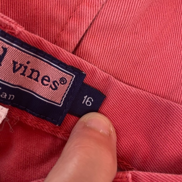 Boys Vineyard Vines jetty red Khaki pants - Picture 2 of 3
